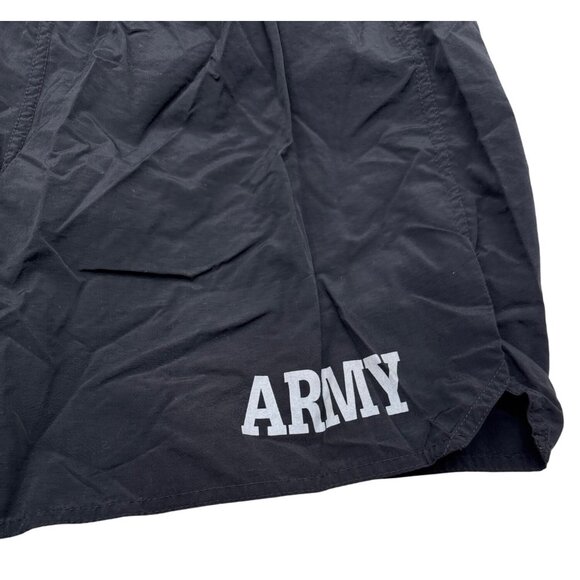 US Army X-LRG APFU Physical Training Relaxed Fit Exercise Shorts Black Used - Picture 3 of 6